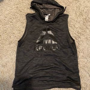 Reebok Cut Off Training Hooded Tank